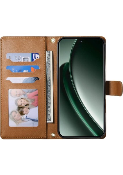 Realme C67 4g Deri Çanta Çift Sapanlar Darbeye Dayanıklı Cüzdan Için Flip Case (Yurt Dışından) indirimleri
