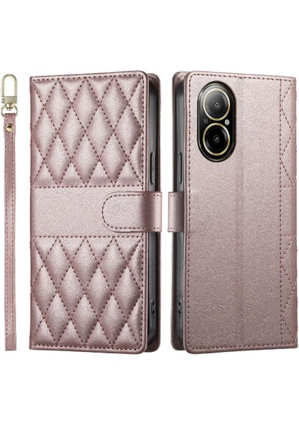 Realme C67 4g Deri Çanta Çift Sapanlar Darbeye Dayanıklı Cüzdan Için Flip Case (Yurt Dışından) fırsatları