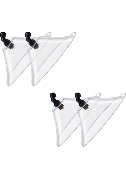 4 Paket Rüzgar Geçirmez Başlık Nozulu Nozul Sprey Bahçe Aletleri (Yurt Dışından)