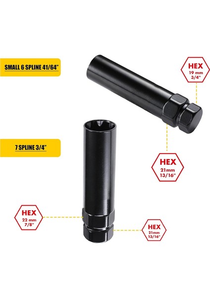 Dişli Tekerlek Somunu Anahtarı 6 Dişli Tekerlek Somunu Soketi Sökme Aleti (Yurt Dışından) fiyatları