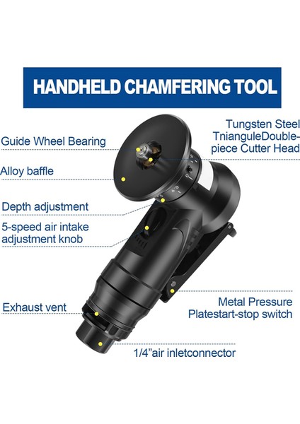 Pnömatik Pah Kırma Aleti, Metal Çapak Alma Kesme Pah Kırma Makinesi (Yurt Dışından) modelleri