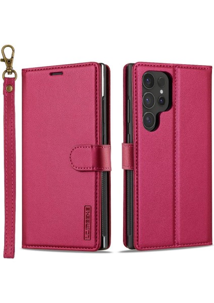 Samsung Galaxy S22 Için Flip Case Ultra Ayrılabilir 2 1 Cüzdan Kılıf Pu (Yurt Dışından)
