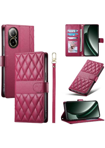 Realme C67 4g Deri Çanta Çift Sapanlar Darbeye Dayanıklı Cüzdan Için Flip Case (Yurt Dışından) indirimleri