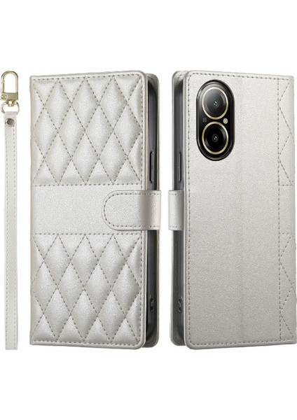 Realme C67 4g Deri Çanta Çift Sapanlar Darbeye Dayanıklı Cüzdan Için Flip Case (Yurt Dışından) fırsatları