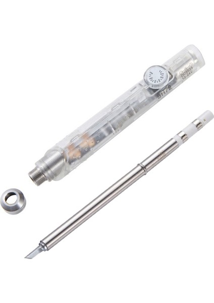 SH72 Lehimleme Demiri 65W 12-24V 220-400℃ Şeffaf Beyaz (Yurt Dışından)