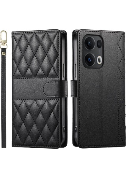 Oppo Reno 13 Pro Darbeye Cüzdan Zarif Çift Sapanlar Kılıf Için Flip Case (Yurt Dışından) modelleri