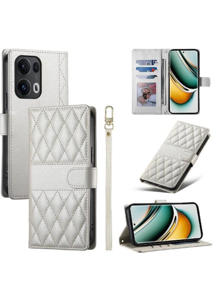 Oppo Reno 13 Pro Darbeye Cüzdan Zarif Çift Sapanlar Kılıf Için Flip Case (Yurt Dışından) fırsatları