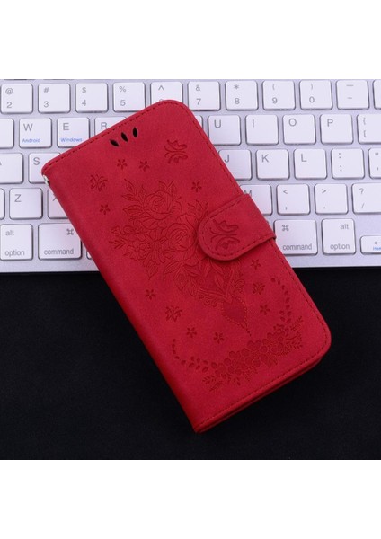 Oppo Reno 13 5g Kabartma Gül Çiçekler Için Kılıf Kickstand Cüzdan Kılıf Kart Pu (Yurt Dışından) indirimleri