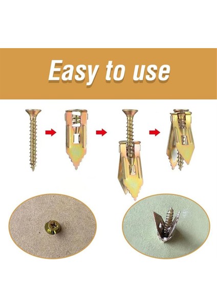 Geliştirilmiş Kendiliğinden Delinebilen Ankraj Vidaları, Alçıpan Ankrajları ve Vida Takımı (Yurt Dışından) indirimleri