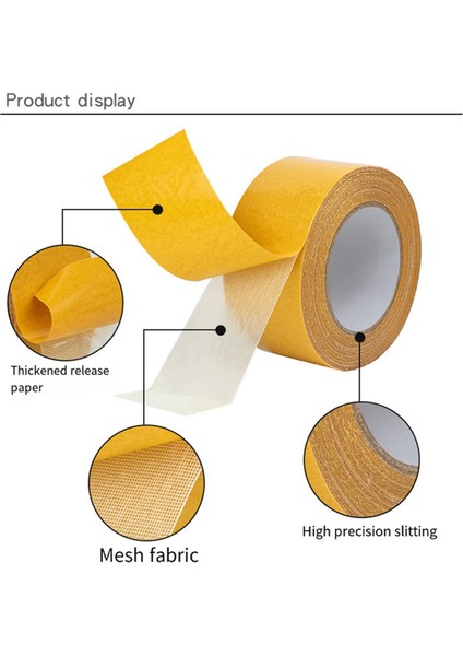 Çift Taraflı Halı Bandı Ağır Hizmet Tipi, Yüksek Yapışkanlıklı Halı Bandı (Yurt Dışından) fiyatları