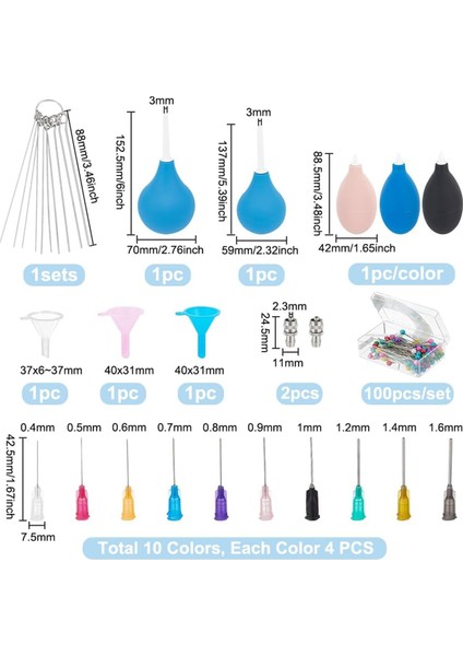 160 Parça Seramik Hassas Aplikatör Seti, Seramik Aletleri Malzemeleri (Yurt Dışından) fiyatları