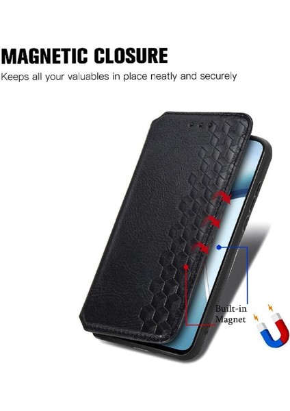 Realme 14X Deri Kılıf Kapak Kapak Moda Tasarımı Zarif (Yurt Dışından)