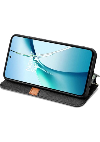 Realme 14X Deri Kılıf Kapak Kapak Moda Tasarımı Zarif (Yurt Dışından)