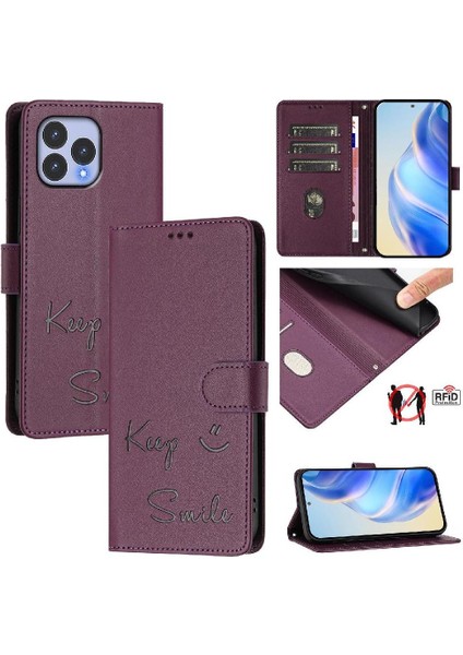 Wiko T60 Pu Deri Kart Tutucu Cüzdan Kapak Çevirin Rfid Engelleme (Yurt Dışından) indirimleri