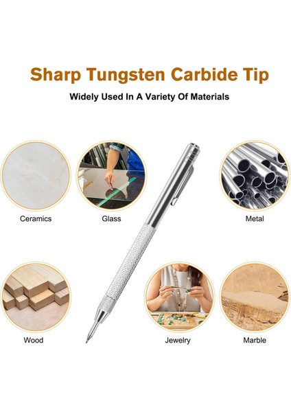 2 Paket Tungsten Karbür Uçlu Çizici Alet, Metal Çizici Çizici (Yurt Dışından) fiyatları