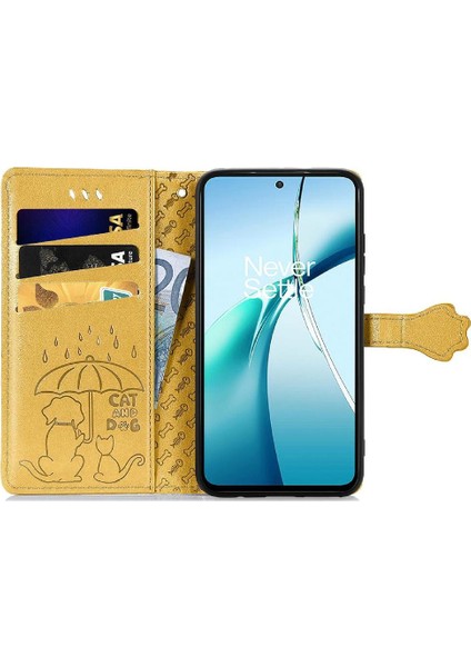 Realme Gt 7 Pro Deri Kılıf Kapak Kapak Için Kısa Kayış Karikatür (Yurt Dışından)