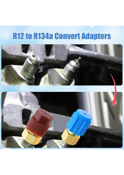 R12'DEN R134A'YA Ac Bağlantı Dönüştürme Adaptör Kiti (Yurt Dışından) fırsatları