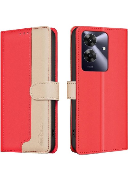 Realme C63 4g Kart Yuvaları Tutucu Rfıd Engelleme Darbeye Dayanıklı Tpu Için Flip Case (Yurt Dışından)
