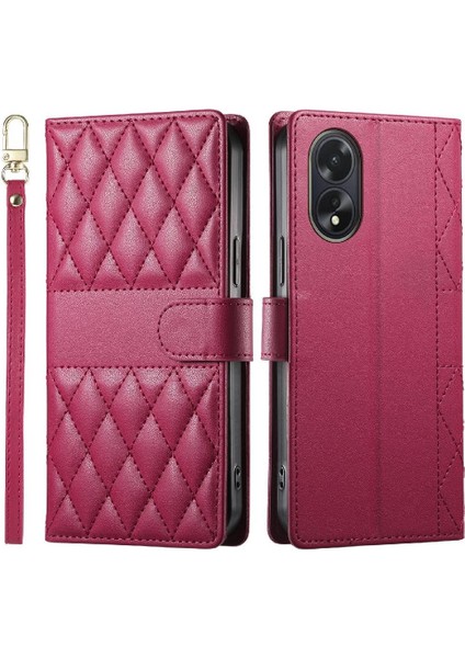 Oppo A38 4g Darbeye Deri Kılıf Çift Sapanlar Zarif Için Flip Case (Yurt Dışından) fırsatları