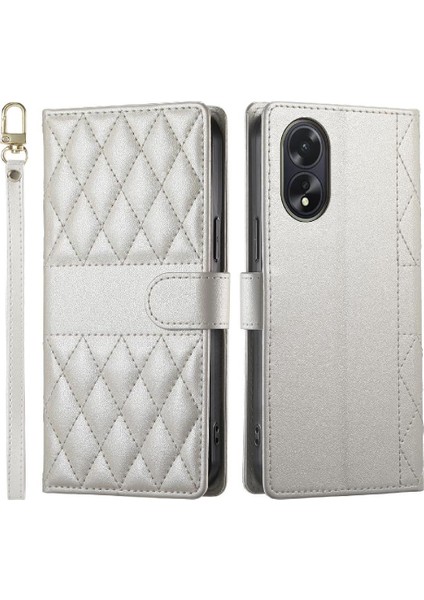 Oppo A38 4g Darbeye Deri Kılıf Çift Sapanlar Zarif Için Flip Case (Yurt Dışından) modelleri