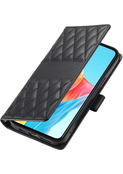 Oppo A78 4g Cüzdan Için Flip Case Zarif Çift Sapanlar Darbeye Deri (Yurt Dışından) fırsatları