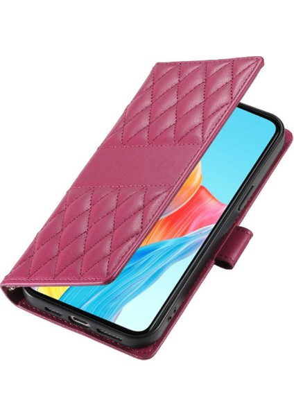 Oppo A78 4g Cüzdan Için Flip Case Zarif Çift Sapanlar Darbeye Deri (Yurt Dışından) fırsatları