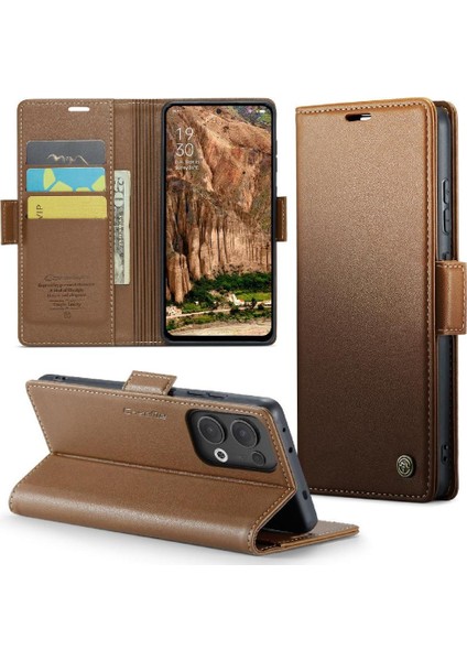 Oppo Reno 13 5g Darbeye Dayanıklı Durumda Anti Dolandırıcılık Kickstand Cüzdan Için Flip Case (Yurt Dışından) modelleri