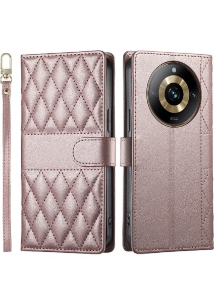 Realme 11 Pro 5g Çift Sapanlar Cüzdan Zarif Darbeye Vaka Için Flip Case (Yurt Dışından) modelleri