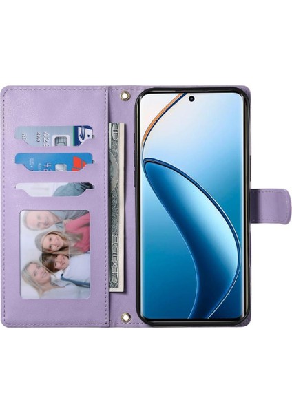 Realme 12 Pro 5g Darbeye Dayanıklı Cüzdan Çift Sapanlar Zarif Kılıf Için Flip Case (Yurt Dışından) fırsatları
