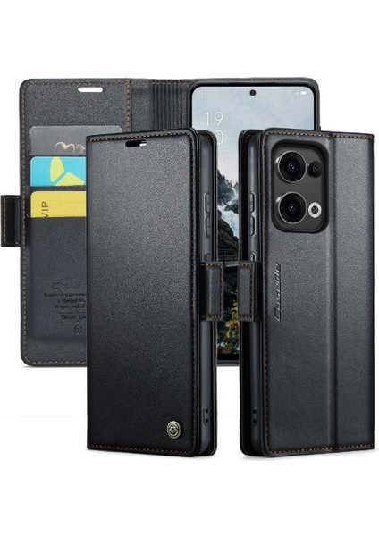 Oppo Reno 13 5g Darbeye Dayanıklı Durumda Anti Dolandırıcılık Kickstand Cüzdan Için Flip Case (Yurt Dışından)