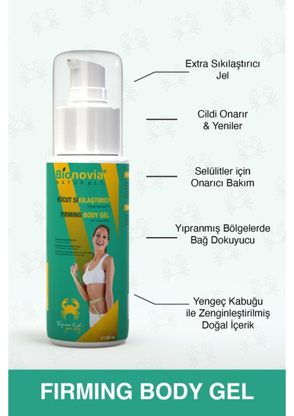 Vücut Sıkılaştı.rıcı Se.lülit ve Çat.lak Bakımı Yengeç Jeli 100ML fiyatları