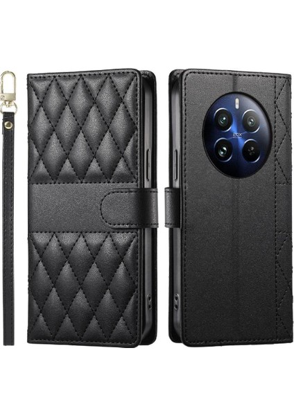 Realme 12 Pro Plus 5g Cüzdan Çift Sapanlar Zarif Darbeye Dayanıklı Için Flip Case (Yurt Dışından)