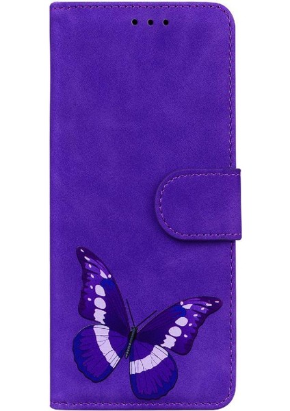 Oppo Reno 13 5g Cüzdan Için Kılıf Renk Baskılı Kart Yuvaları Kelebek Flip (Yurt Dışından) fırsatları