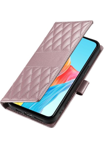 Oppo A78 4g Cüzdan Için Flip Case Zarif Çift Sapanlar Darbeye Deri (Yurt Dışından) fırsatları