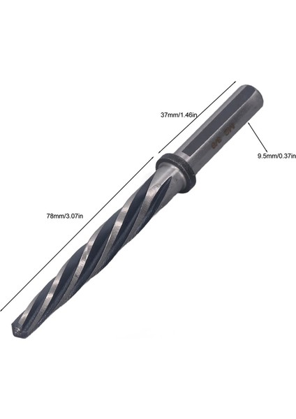 Hassas Metal Işleri Için Konik Köprü Raybası 3/8 Inç 6542 ve M2 Hss (Yurt Dışından) modelleri