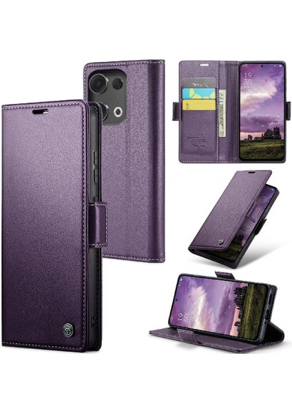 Oppo Reno 13 5g Darbeye Dayanıklı Durumda Anti Dolandırıcılık Kickstand Cüzdan Için Flip Case (Yurt Dışından) indirimleri