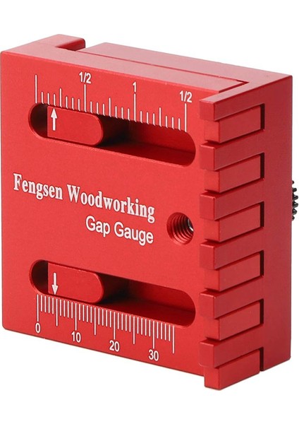 Ahşap Işleme Boşluk Ölçer, Derinlik Ölçme Testere Dişli Cetvel, (Yurt Dışından)