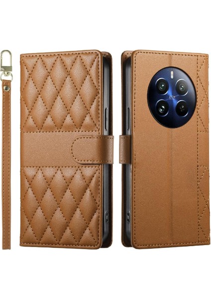 Realme 12 Pro 5g Darbeye Dayanıklı Cüzdan Çift Sapanlar Zarif Kılıf Için Flip Case (Yurt Dışından) fırsatları