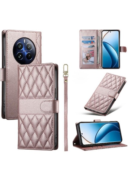 Realme 12 Pro 5g Darbeye Dayanıklı Cüzdan Çift Sapanlar Zarif Kılıf Için Flip Case (Yurt Dışından) indirimleri