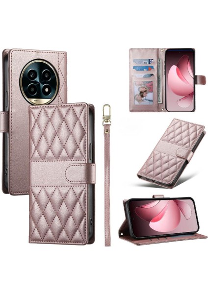 Realme 13 Pro Plus 5g Zarif Darbeye Dayanıklı Çift Sapanlar Kılıf Için Flip Case (Yurt Dışından)