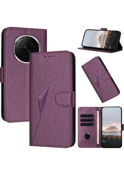 Kart Ile Oppo A5 Pro Flip Koruyucu Cep Telefonu Anti-Sonbahar Için Flip Case (Yurt Dışından)