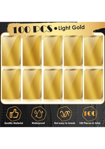 100 Adet Metal Gravür Boş Renkli Alüminyum Levhalar Lazer Gravür B (Yurt Dışından) fiyatları