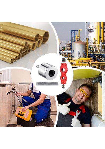 Bakır Boru Temizleyici, Matkap Için 15MM Bakır Boru Temizleyici, (Yurt Dışından) fırsatları