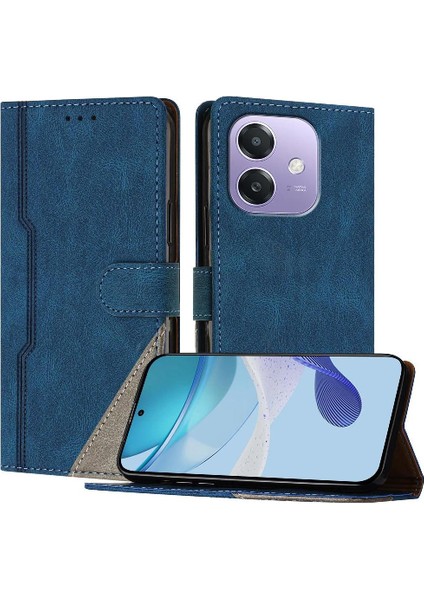 Oppo A60 5g Manyetik Kapatma Kullanışlı Standı Cüzdan Pu Deri Için Kılıf (Yurt Dışından)