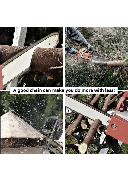 4 Adet 18 Inç Testere Zinciri 62 0,05 Inç Ölçü, 3/8 Inç Aralık, 18 Inç (Yurt Dışından) fırsatları