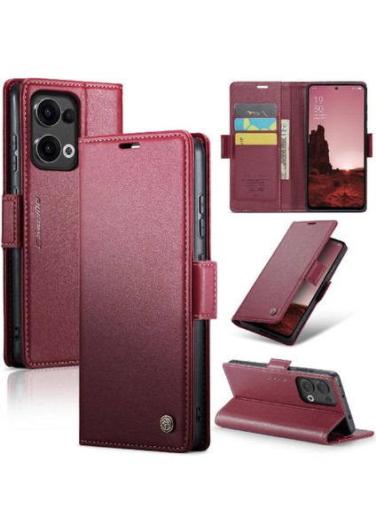 Oppo Reno 13 5g Darbeye Dayanıklı Durumda Anti Dolandırıcılık Kickstand Cüzdan Için Flip Case (Yurt Dışından) fiyatları