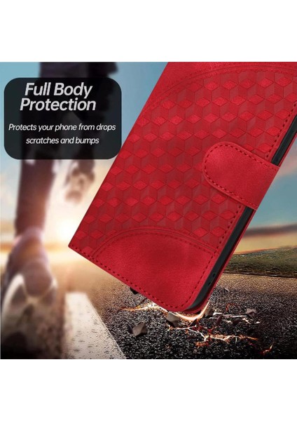 Realme 14 5g Için Flip Case Manyetik Kart Tutucu Darbeye Deri Kılıf Pu (Yurt Dışından)