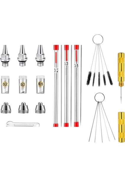 Airbrush Nozul Iğnesi Nozul Kapağı Kiti Airbrush Parçaları (Yurt Dışından) fiyatları
