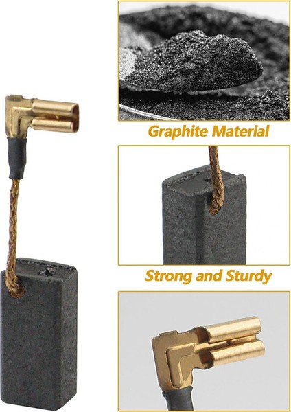 8 Adet N097696 DWE4120 DWE4011 DWE4120N DWE4887 Için Karbon Fırçalar (Yurt Dışından) modelleri