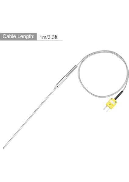 Metre Sıcaklık Sensörü Probu -50 Ila 1100°C,3.3FT Kablo 4X150MM (Yurt Dışından) fiyatları